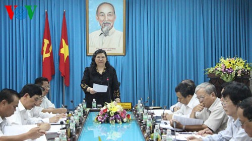 Đoàn kiểm tra của Bộ Chính trị làm việc với Ban Thường vụ Tỉnh ủy Đắk Lắk - ảnh 1